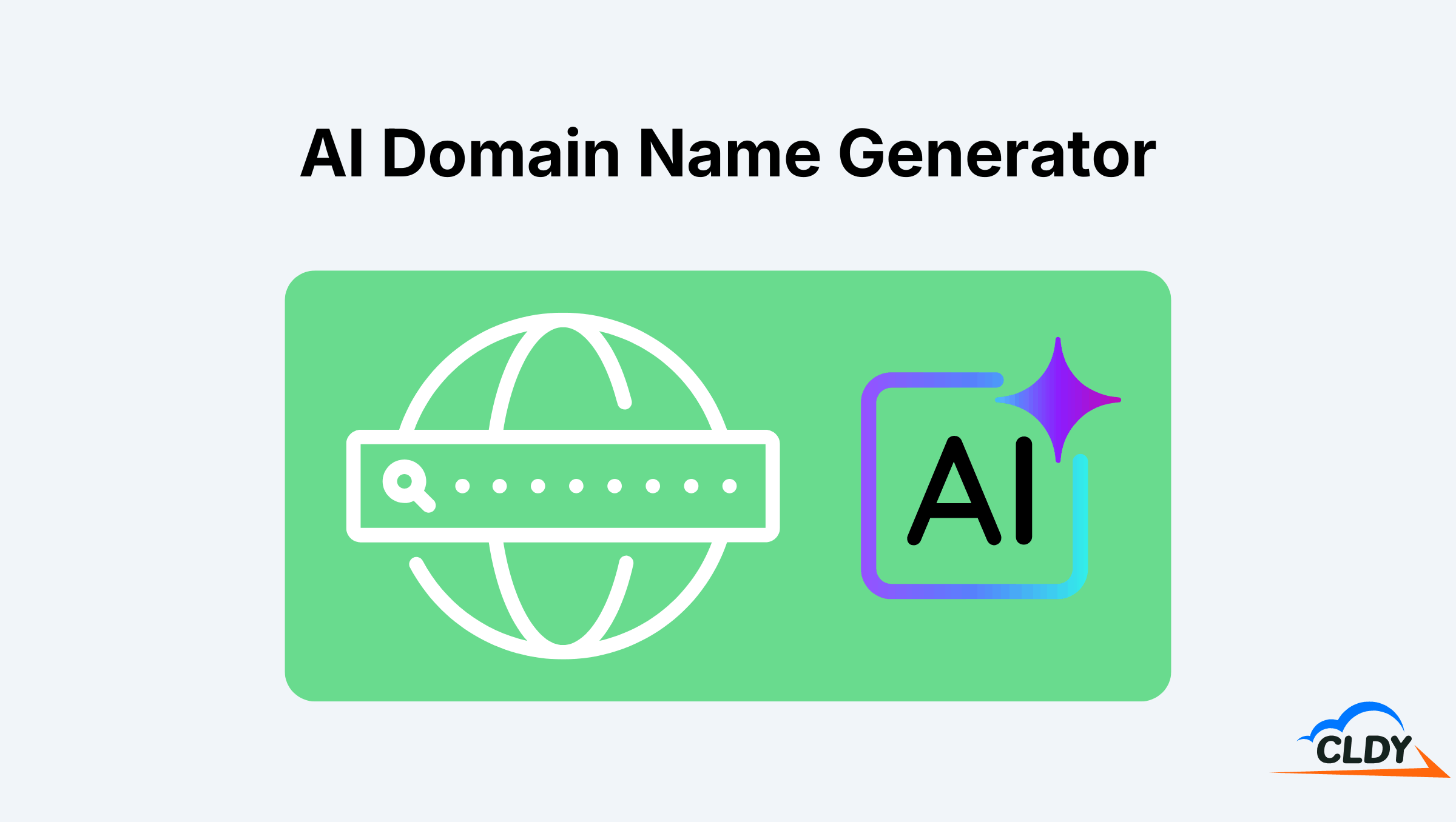 AI Domain Name Generator illustration