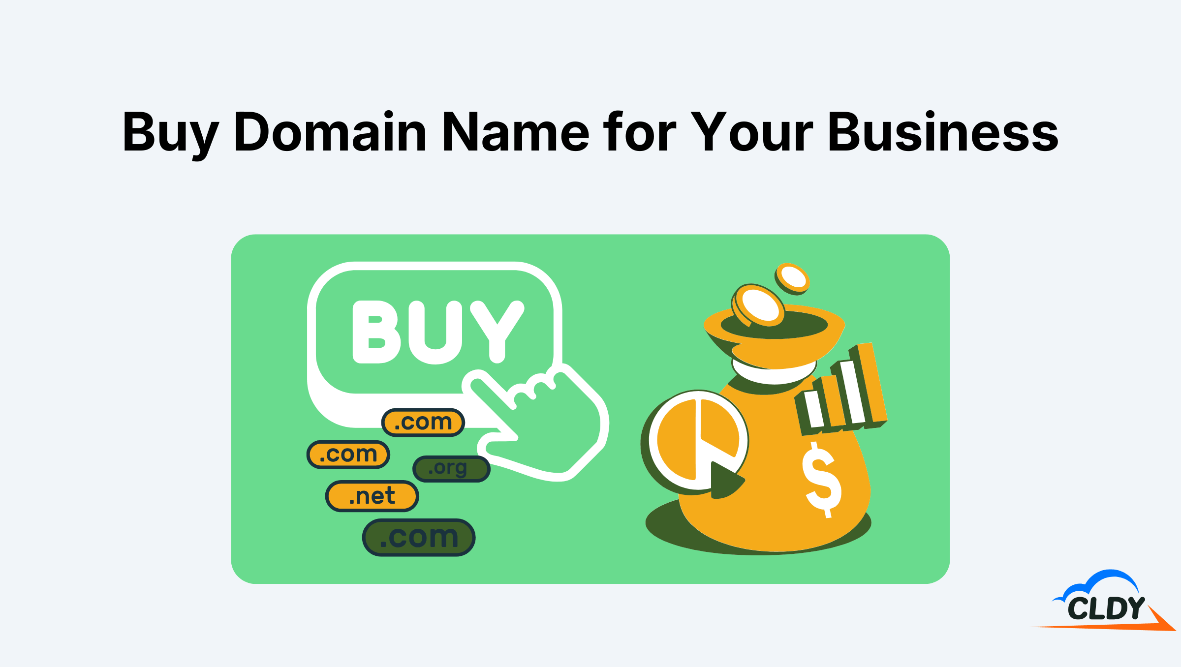 Business owner choosing a domain name