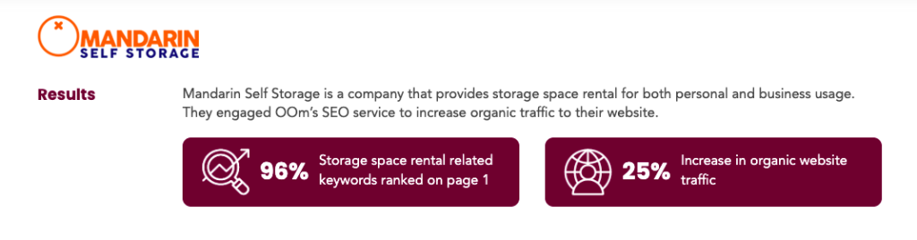 oom case study mandarin self storage