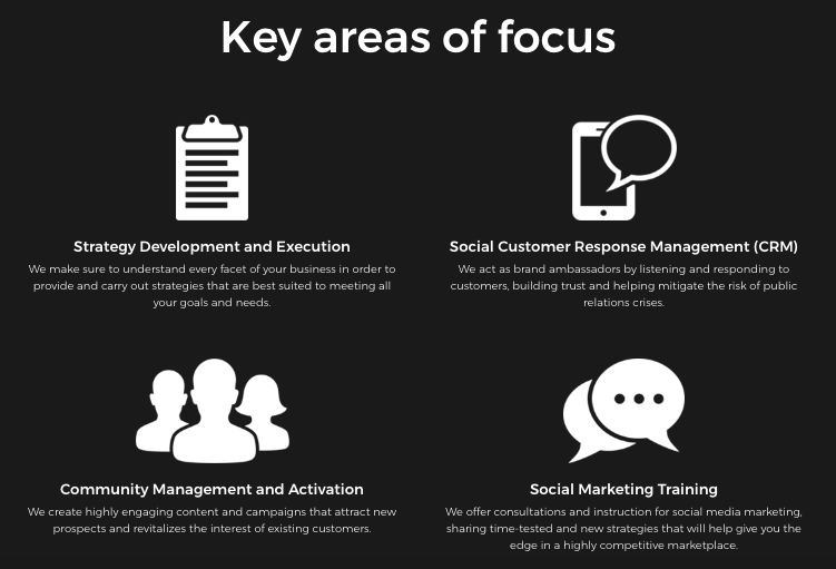 key areas of focus hashtag interactive