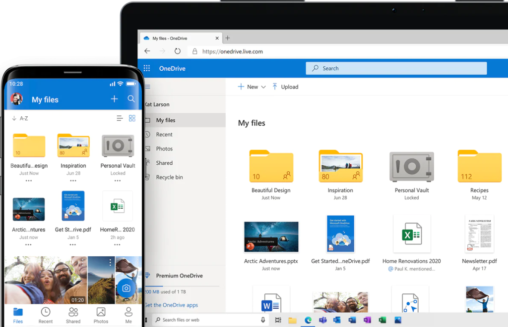 onedrive cloud storage sample