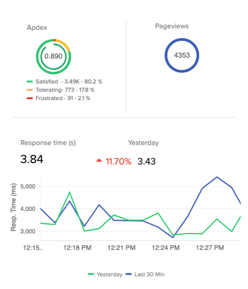 performance summary site 24x7