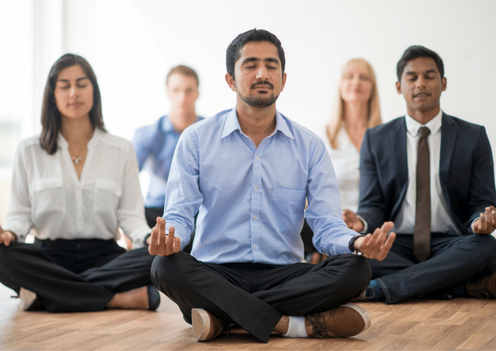 corporate-healthcare-people-meditate