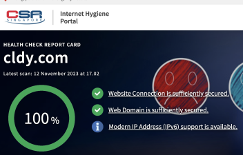 cldy scores 100 percent on IHP CSA