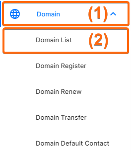 cldy domain list