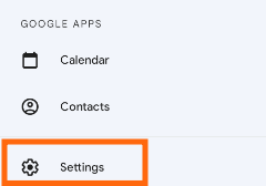 open gmail settings