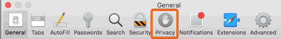 clear cache safari preferences window privacy