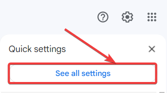 gmail see all settings