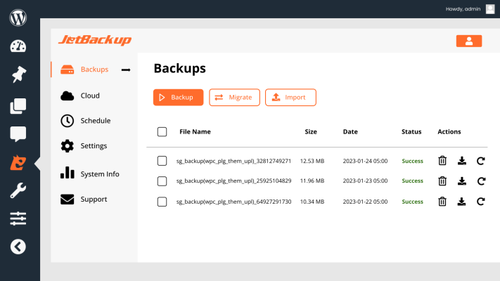 jetbackup for wordpress